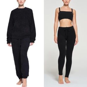 SKIMS Cozy Knit Set Onyx